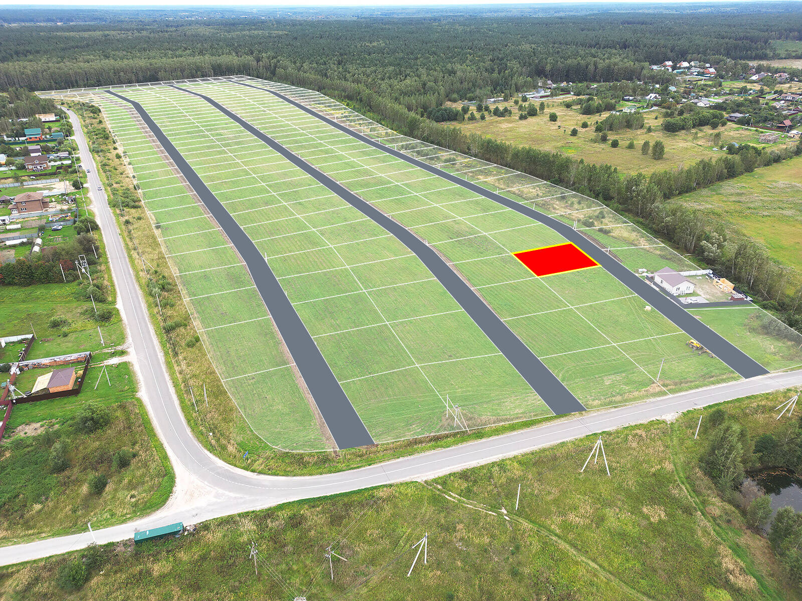 Егорки уч.№69 - Земельный участок кадастровый номер 50:30:0020117:789