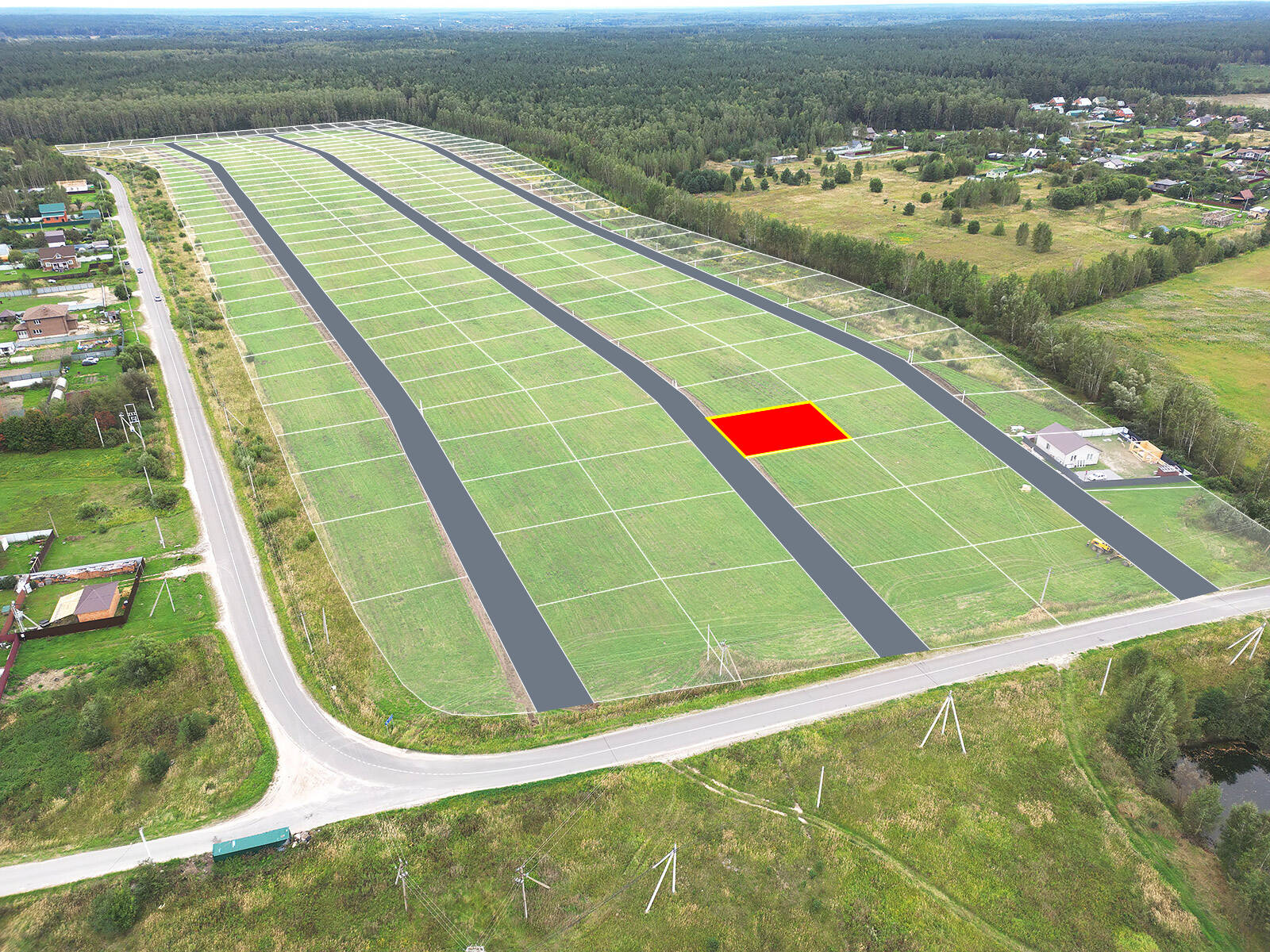 Егорки уч.№76 - Земельный участок кадастровый номер 50:30:0020117:790