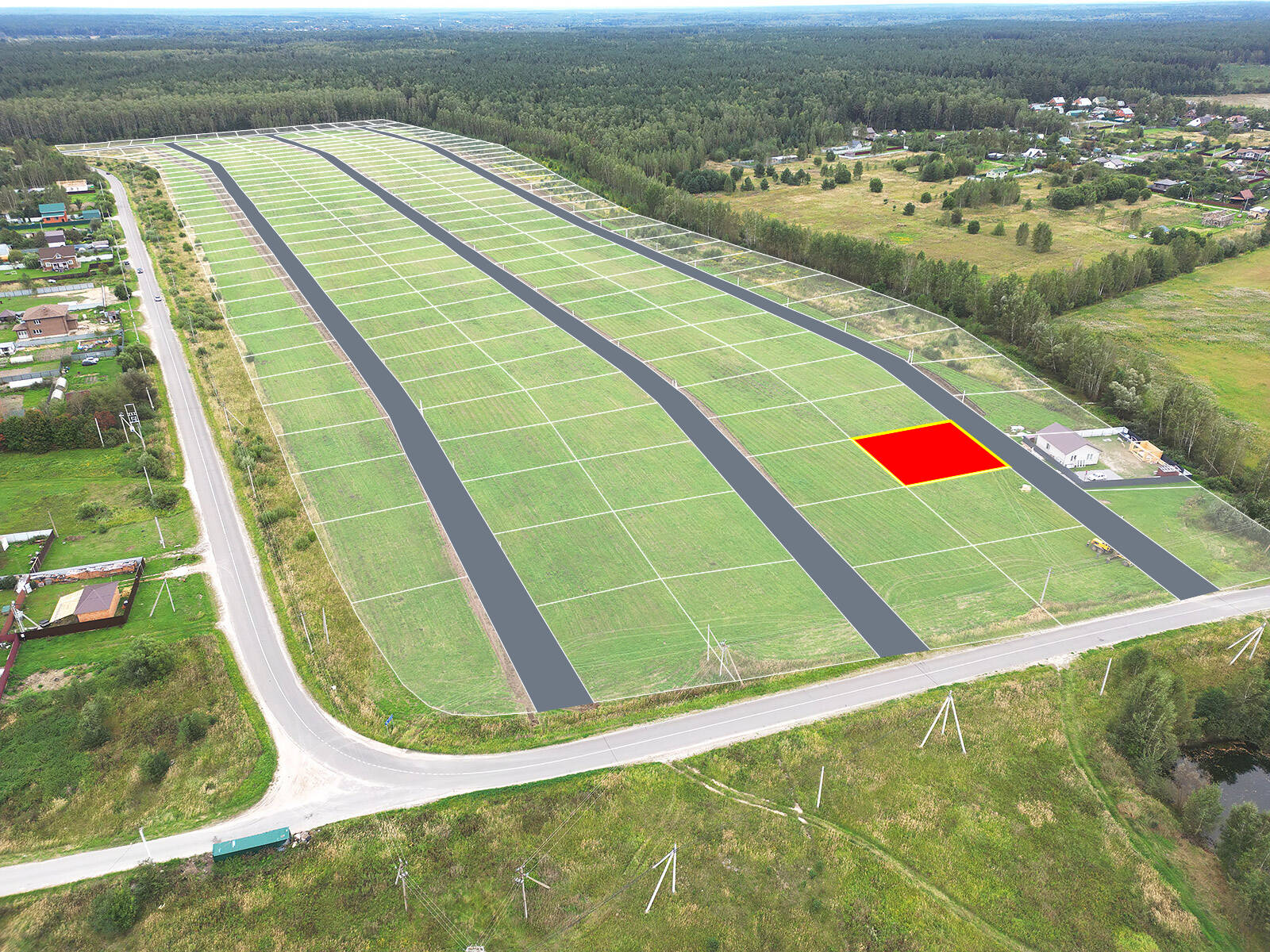 Егорки уч.№70 - Земельный участок кадастровый номер 50:30:0020117:791