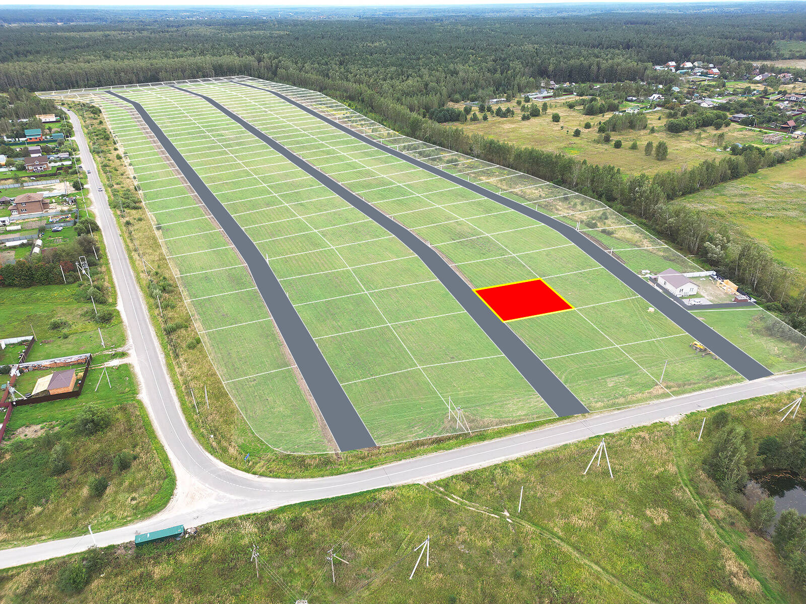 Егорки уч.№75 - Земельный участок кадастровый номер 50:30:0020117:792