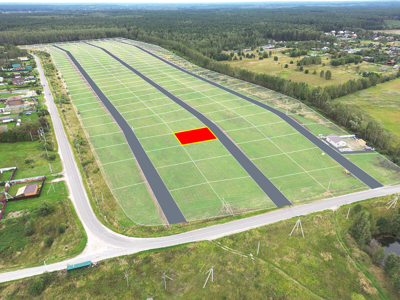 Егорки уч.№140 - Земельный участок кадастровый номер 50:30:0020117:801