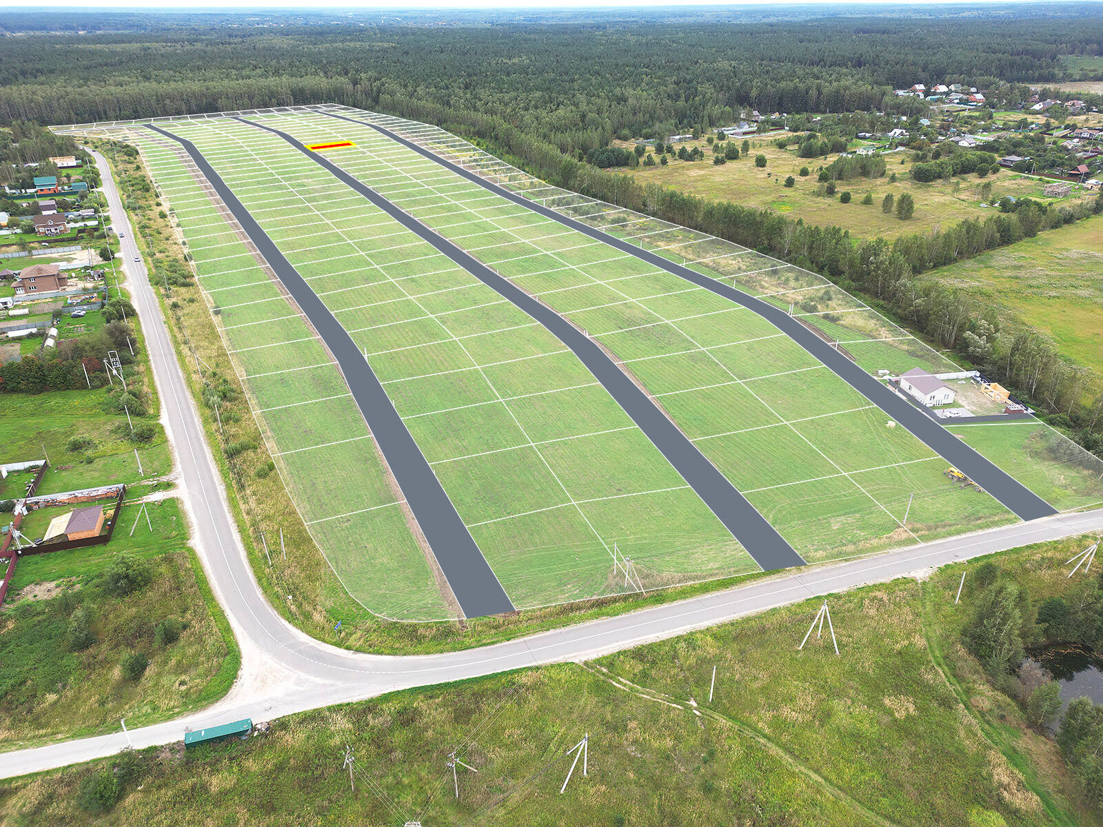 Егорки уч.№97 - Земельный участок кадастровый номер 50:30:0020117:864