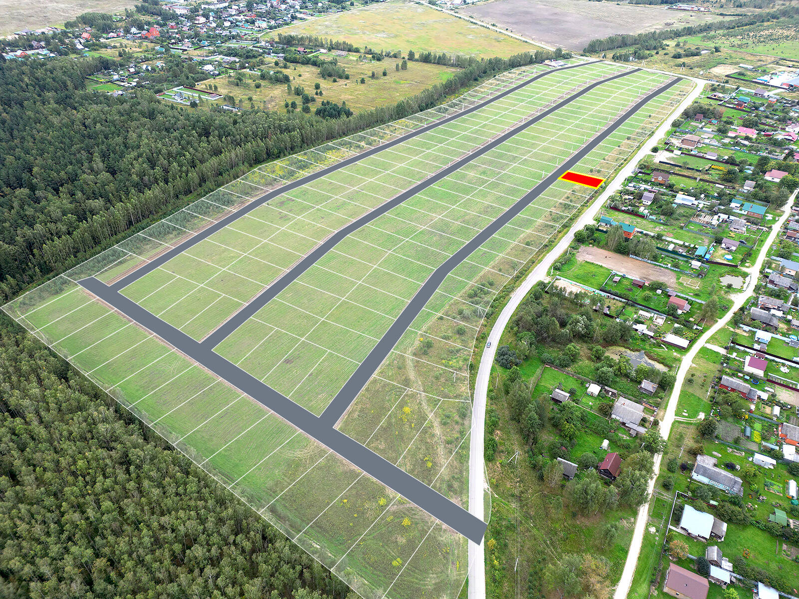 Егорки уч.№195 - Земельный участок кадастровый номер 50:30:0020117:694