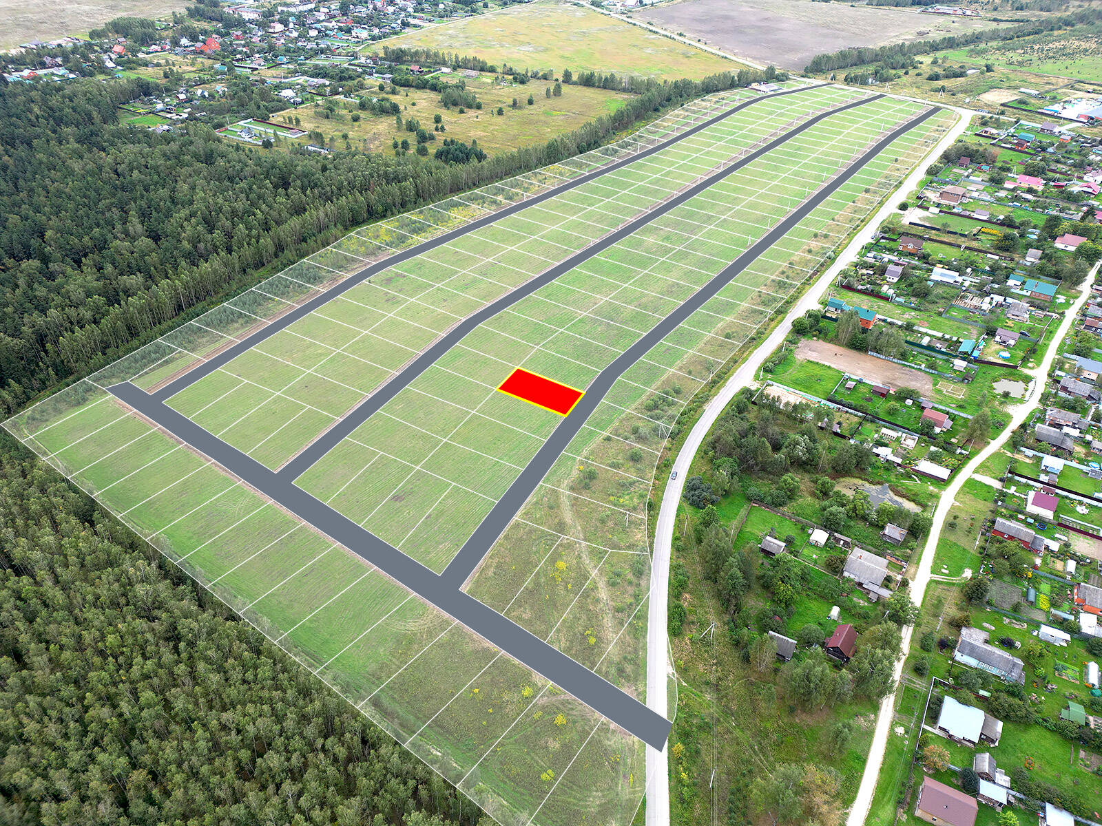 Егорки уч.№173 - Земельный участок кадастровый номер 50:30:0020117:740