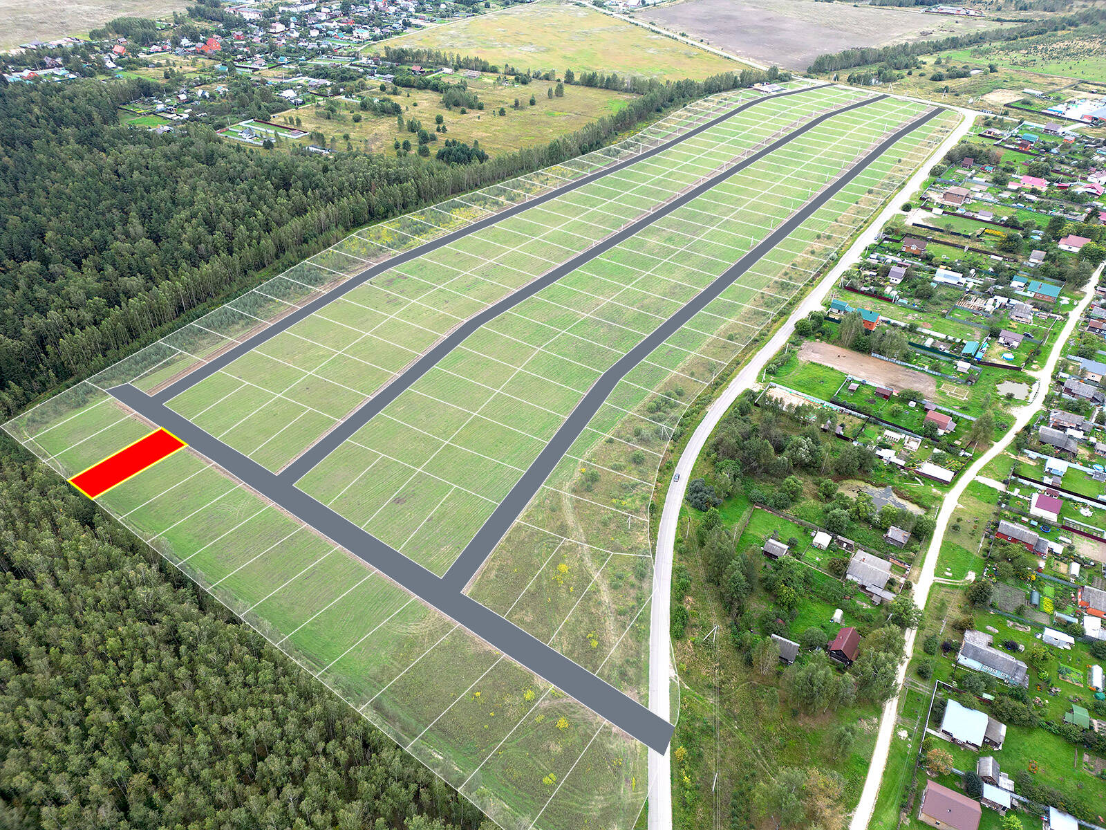 Егорки уч.№227 - Земельный участок кадастровый номер 50:30:0020117:803