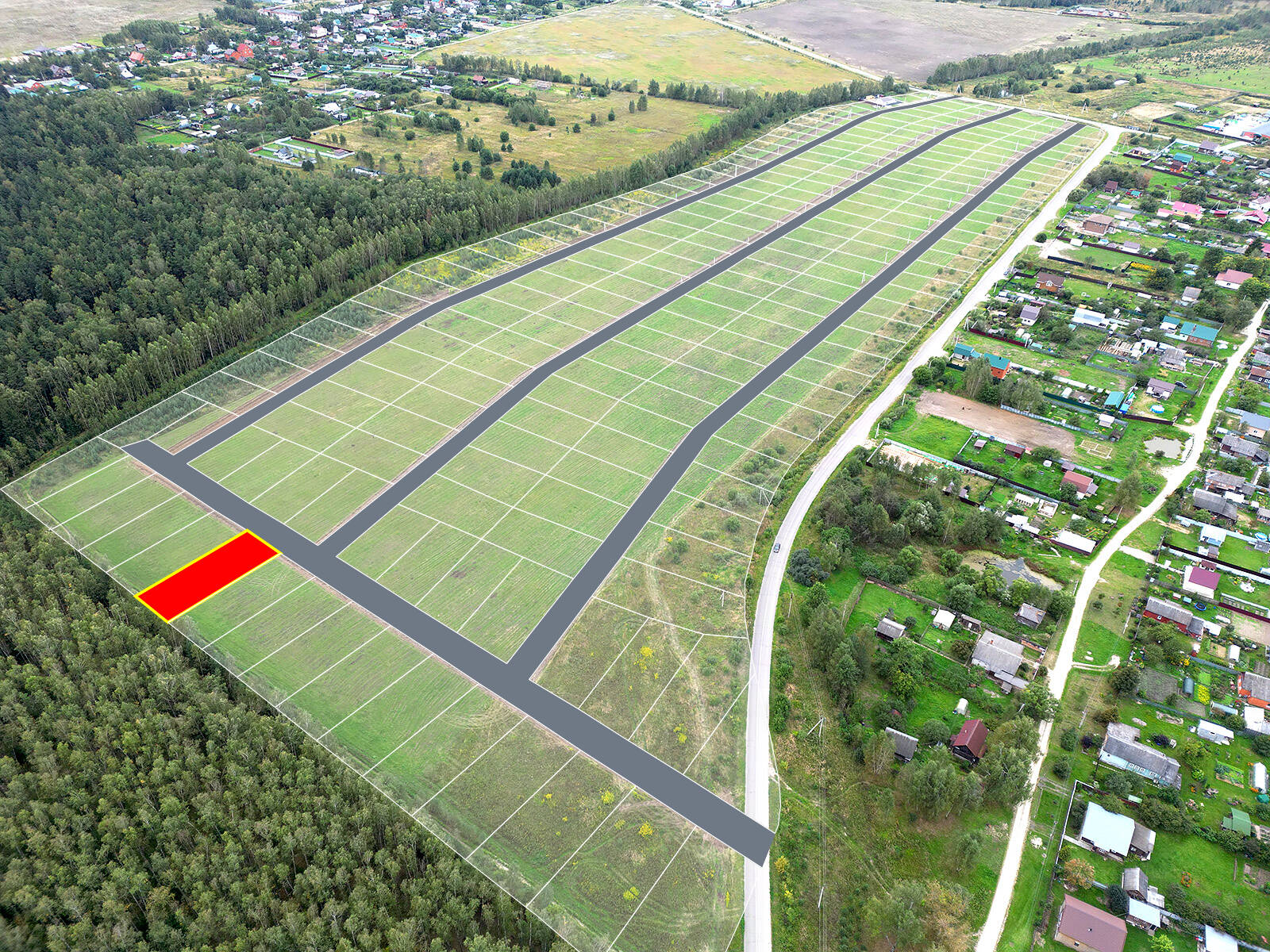 Егорки уч.№225 - Земельный участок кадастровый номер 50:30:0020117:805