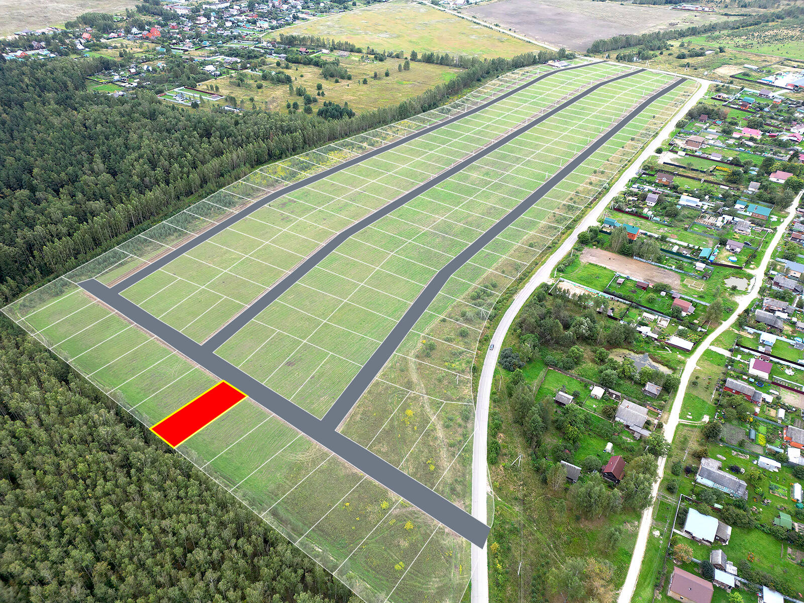 Егорки уч.№222 - Земельный участок кадастровый номер 50:30:0020117:809