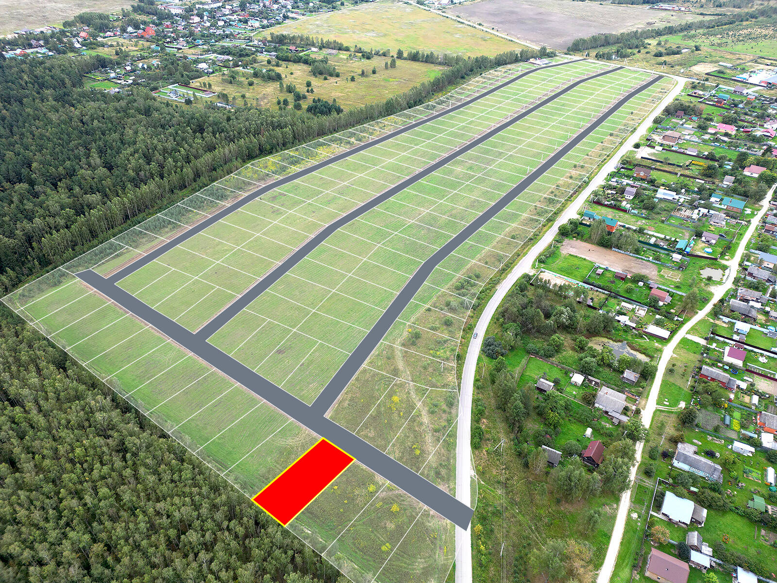 Егорки уч.№218 - Земельный участок кадастровый номер 50:30:0020117:813