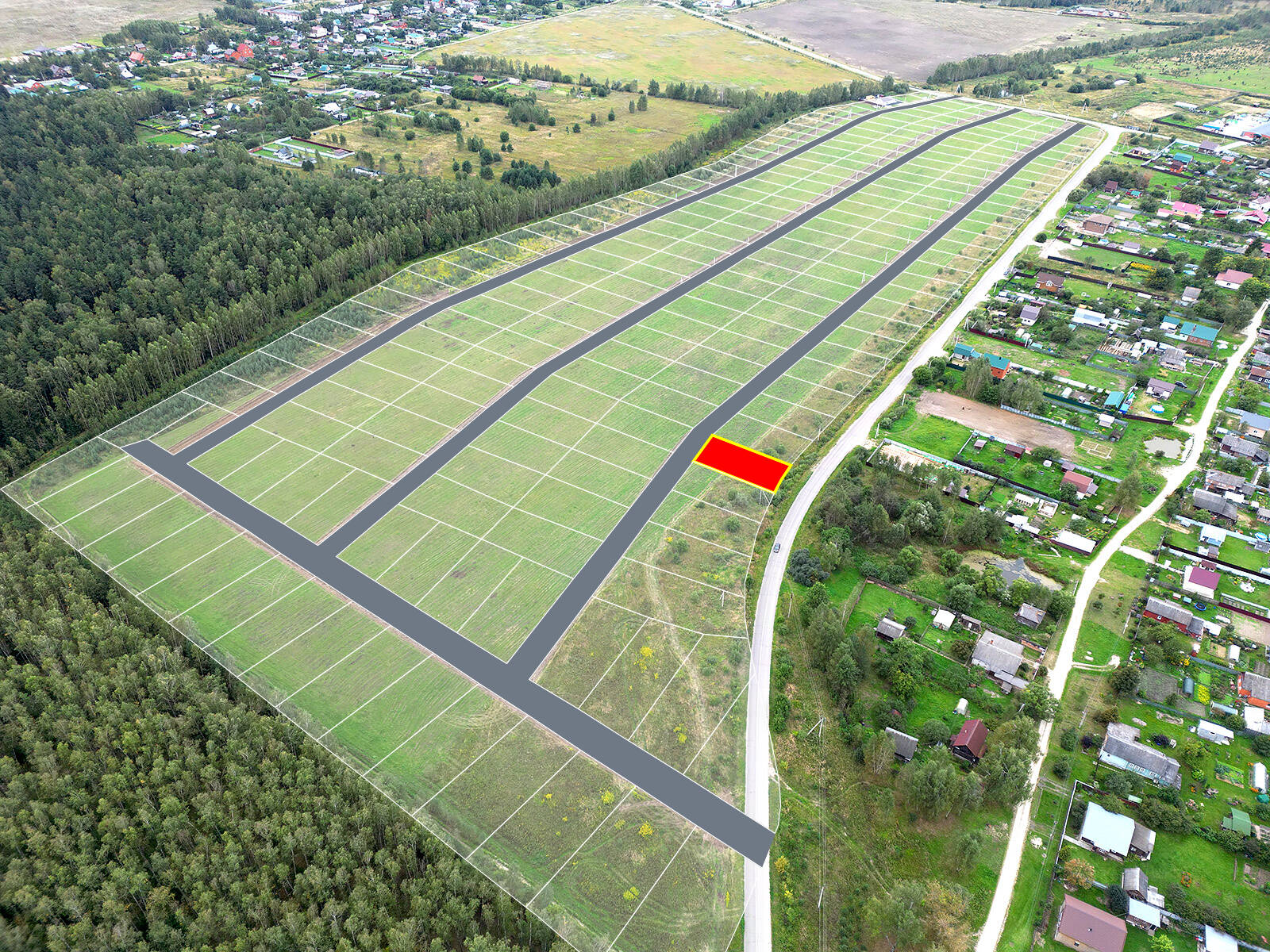 Егорки уч.№185 - Земельный участок кадастровый номер 50:30:0020117:866