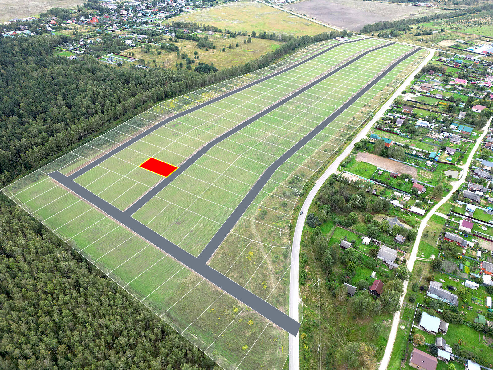 Егорки уч.№105 - Земельный участок кадастровый номер 50:30:0020117:885