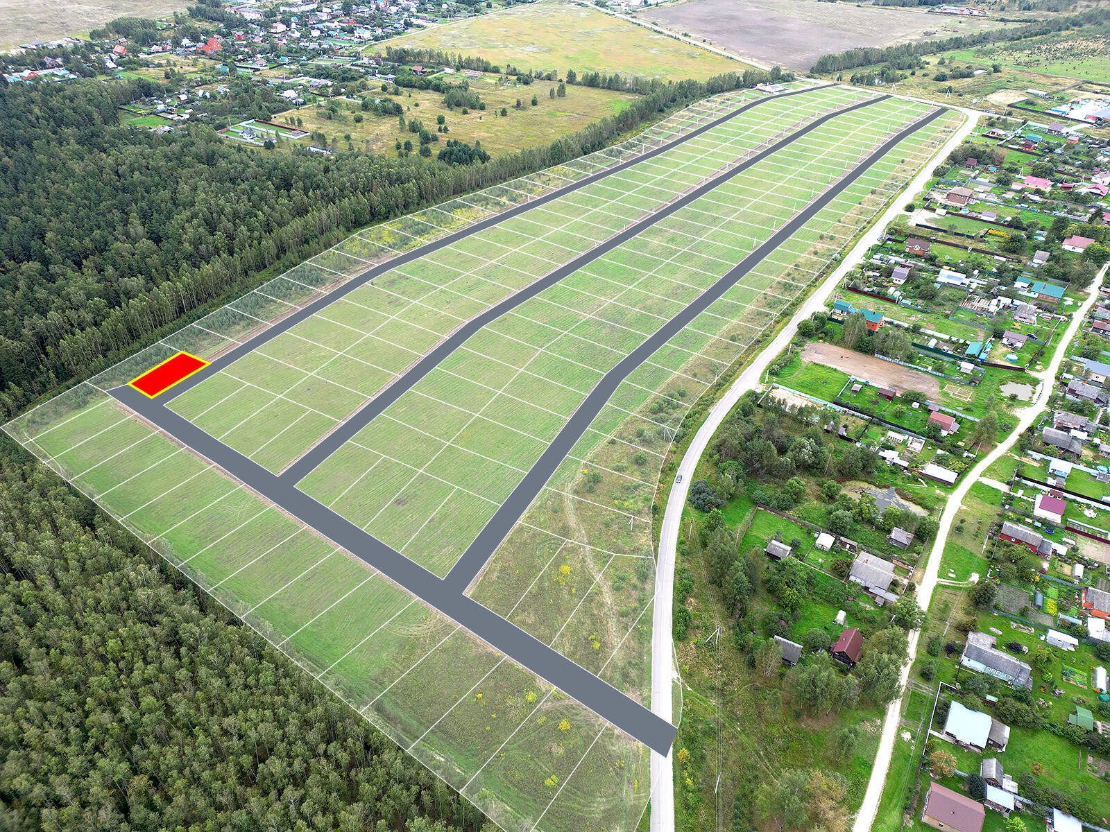 Егорки уч.№36 - Земельный участок кадастровый номер 50:30:0020117:890