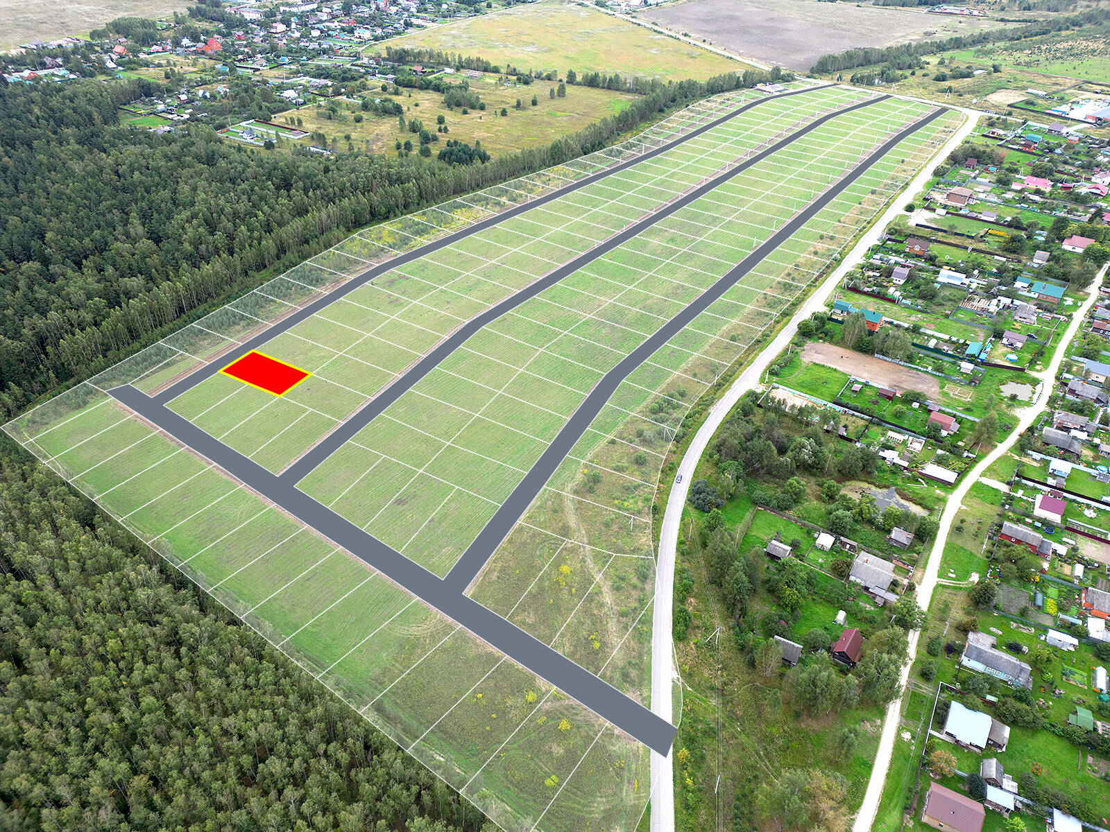 Егорки уч.№39 - Земельный участок кадастровый номер 50:30:0020117:896