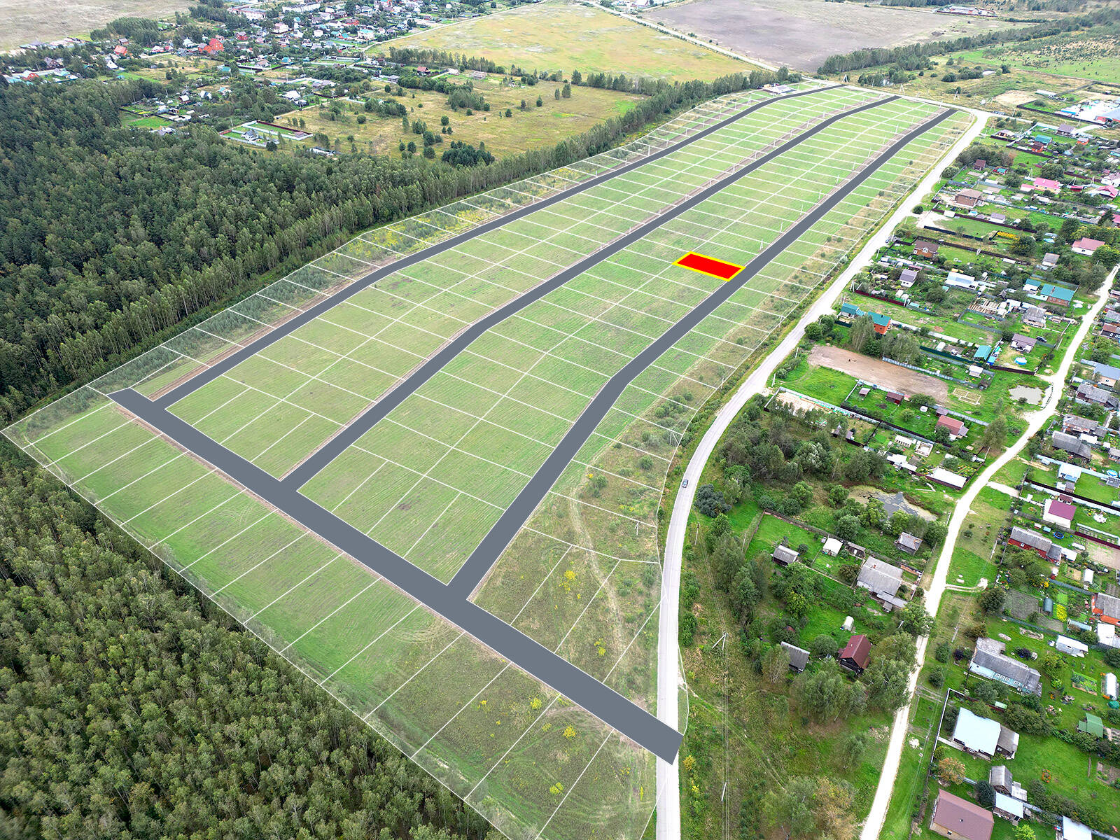 Егорки уч.№165 - Земельный участок кадастровый номер 50:30:0020117:909