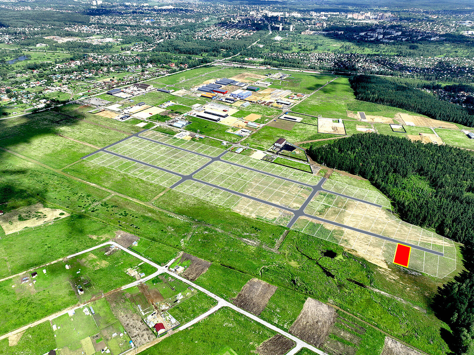 Фатеево Парк-2 уч.№96 - Земельный участок кадастровый номер 50:17:0030202:1195