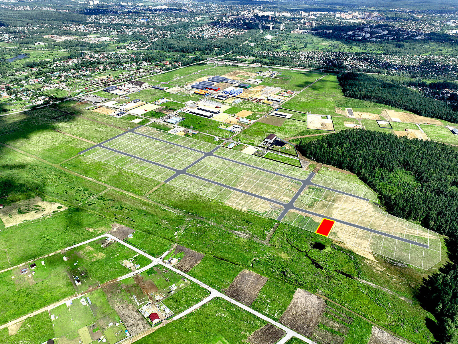 Фатеево Парк-2 уч.№101 - Земельный участок кадастровый номер 50:17:0030202:1211