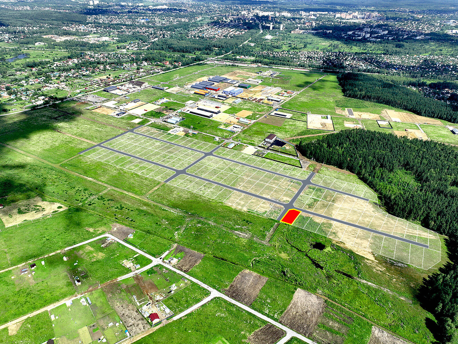 Фатеево Парк-2 уч.№104 - Земельный участок кадастровый номер 50:17:0030202:1219