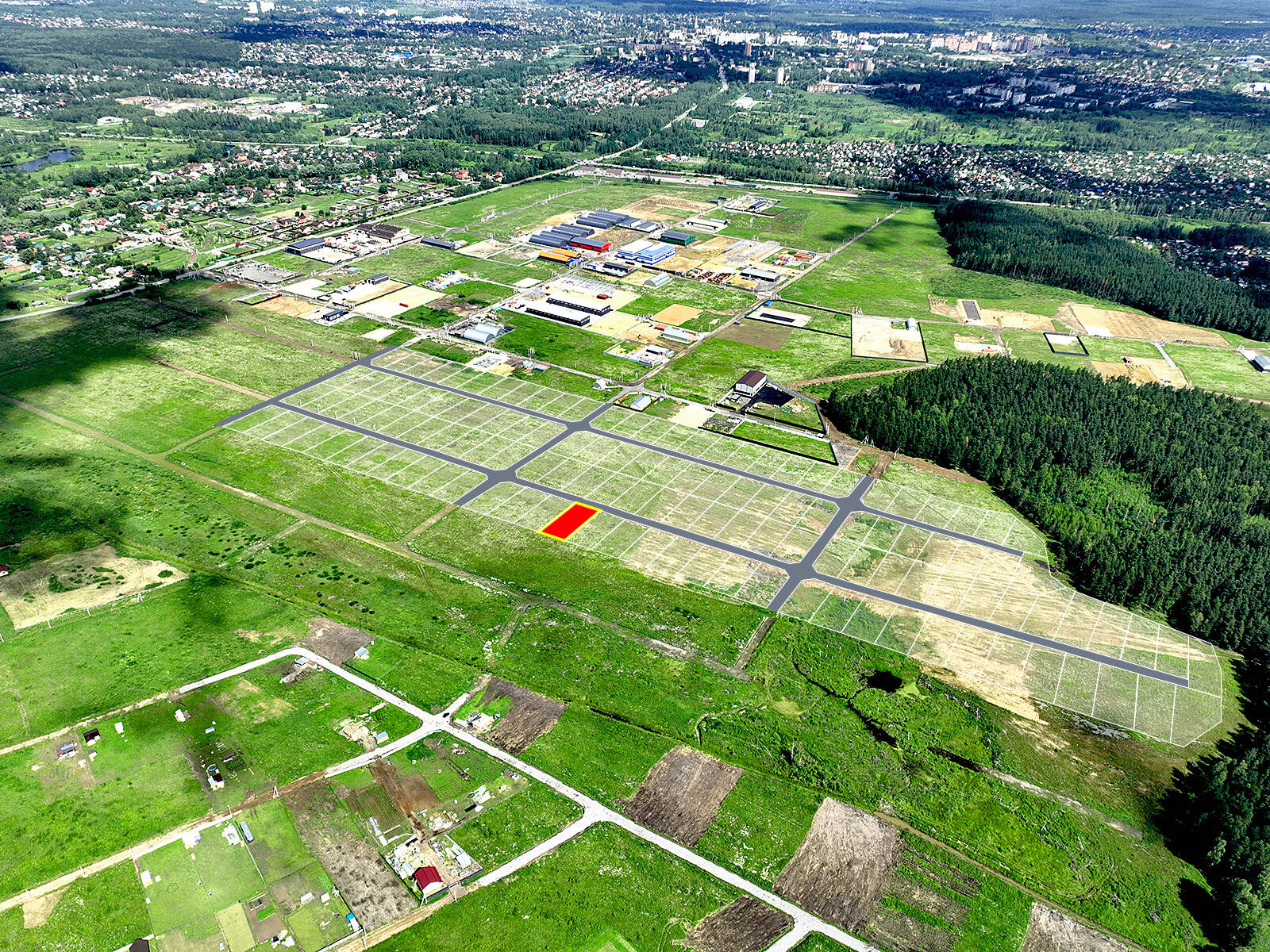 Фатеево Парк-2 уч.№112 - Земельный участок кадастровый номер 50:17:0030202:1236