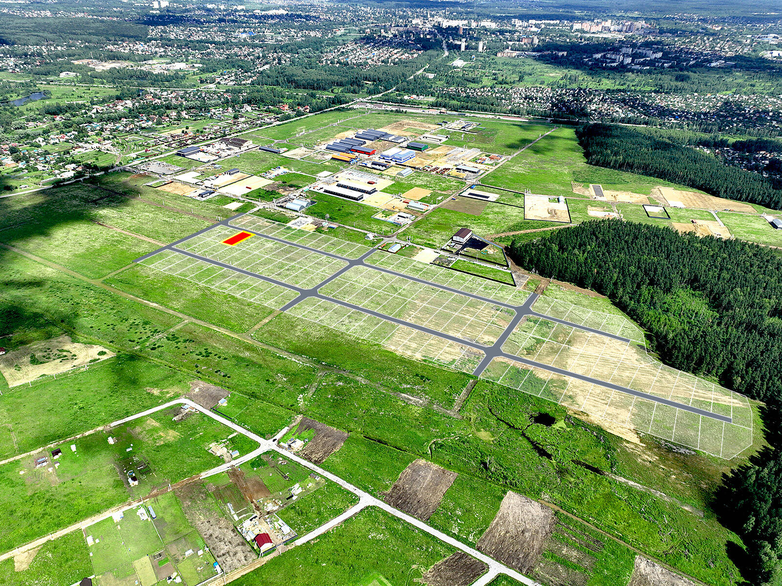 Фатеево Парк-2 уч.№55 - Земельный участок кадастровый номер 50:17:0030202:978