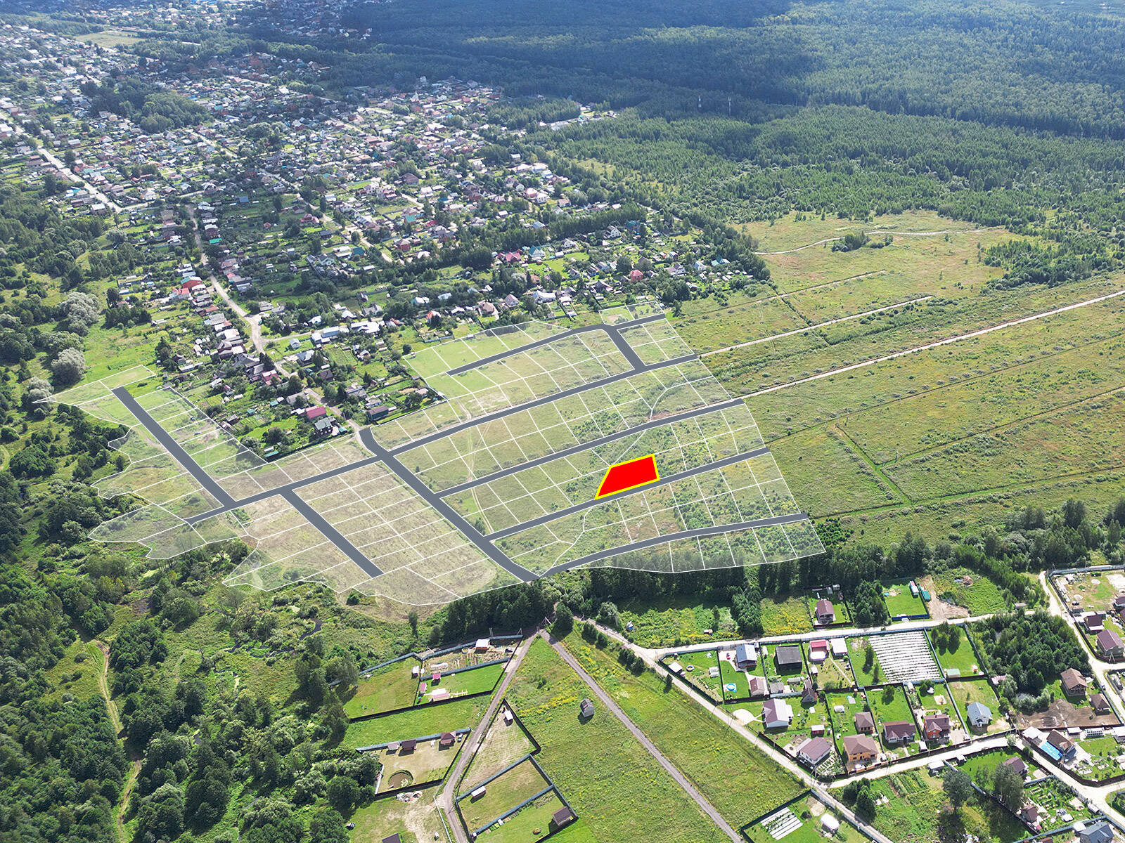 Трубицыно Лесное уч.№109 - Земельный участок кадастровый номер 50:17:0021204:557