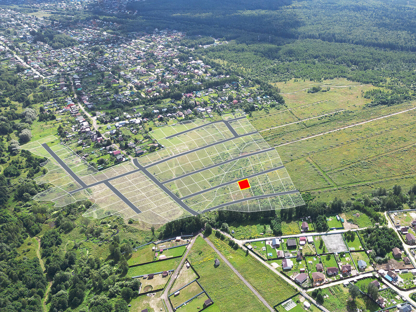 Трубицыно Лесное уч.№118 - Земельный участок кадастровый номер 50:17:0000000:69694