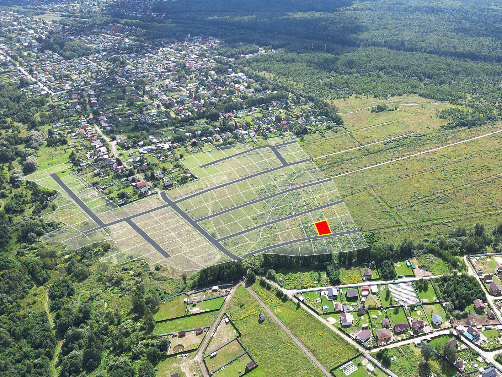 Трубицыно Лесное уч.№128 - Земельный участок кадастровый номер 50:17:0021110:644