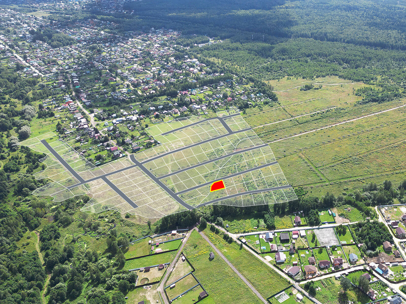 Трубицыно Лесное уч.№120 - Земельный участок кадастровый номер 50:17:0021204:564