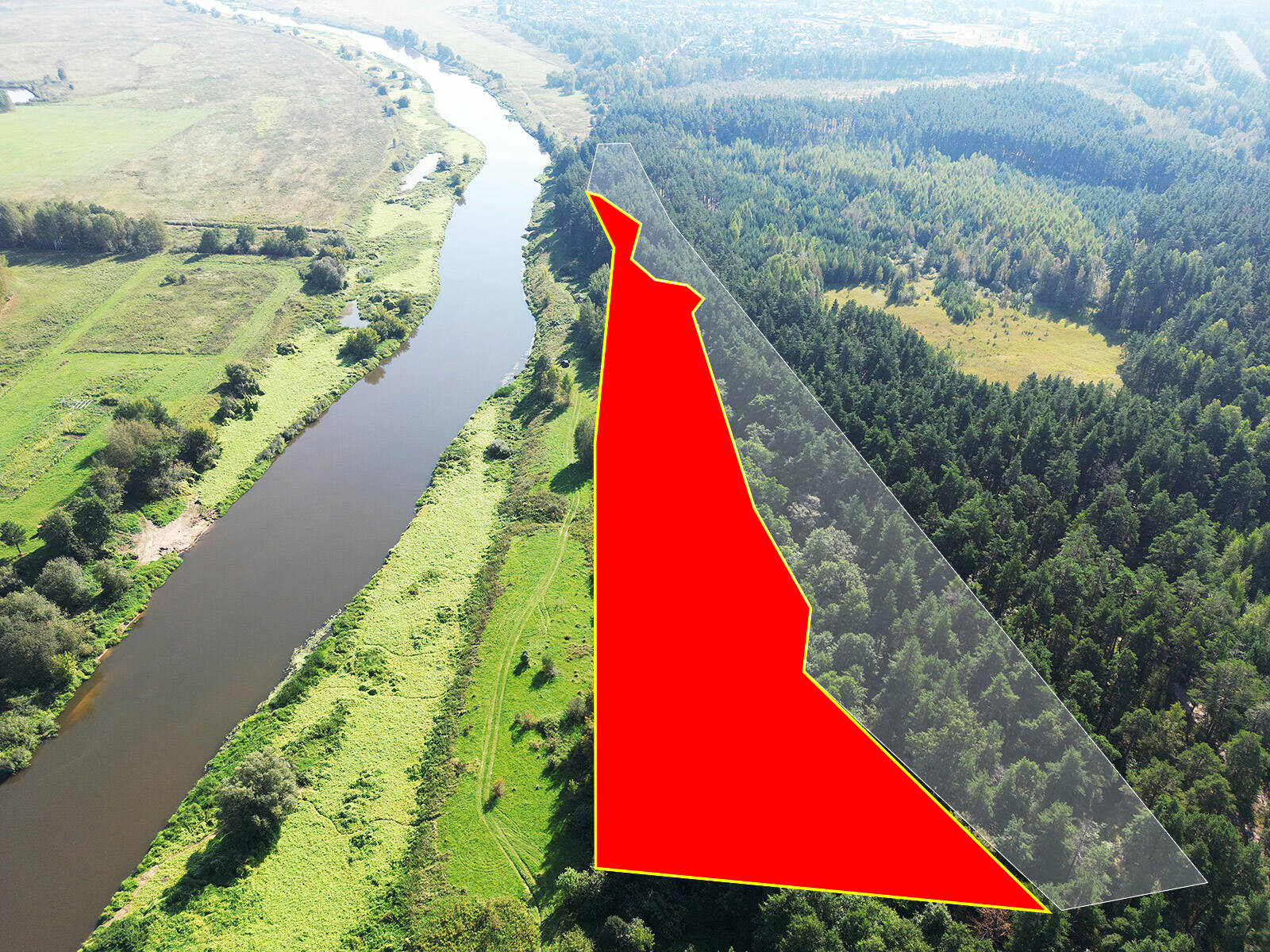 Прибрежное уч.№1 - Земельный участок кадастровый номер 50:17:0021612:51