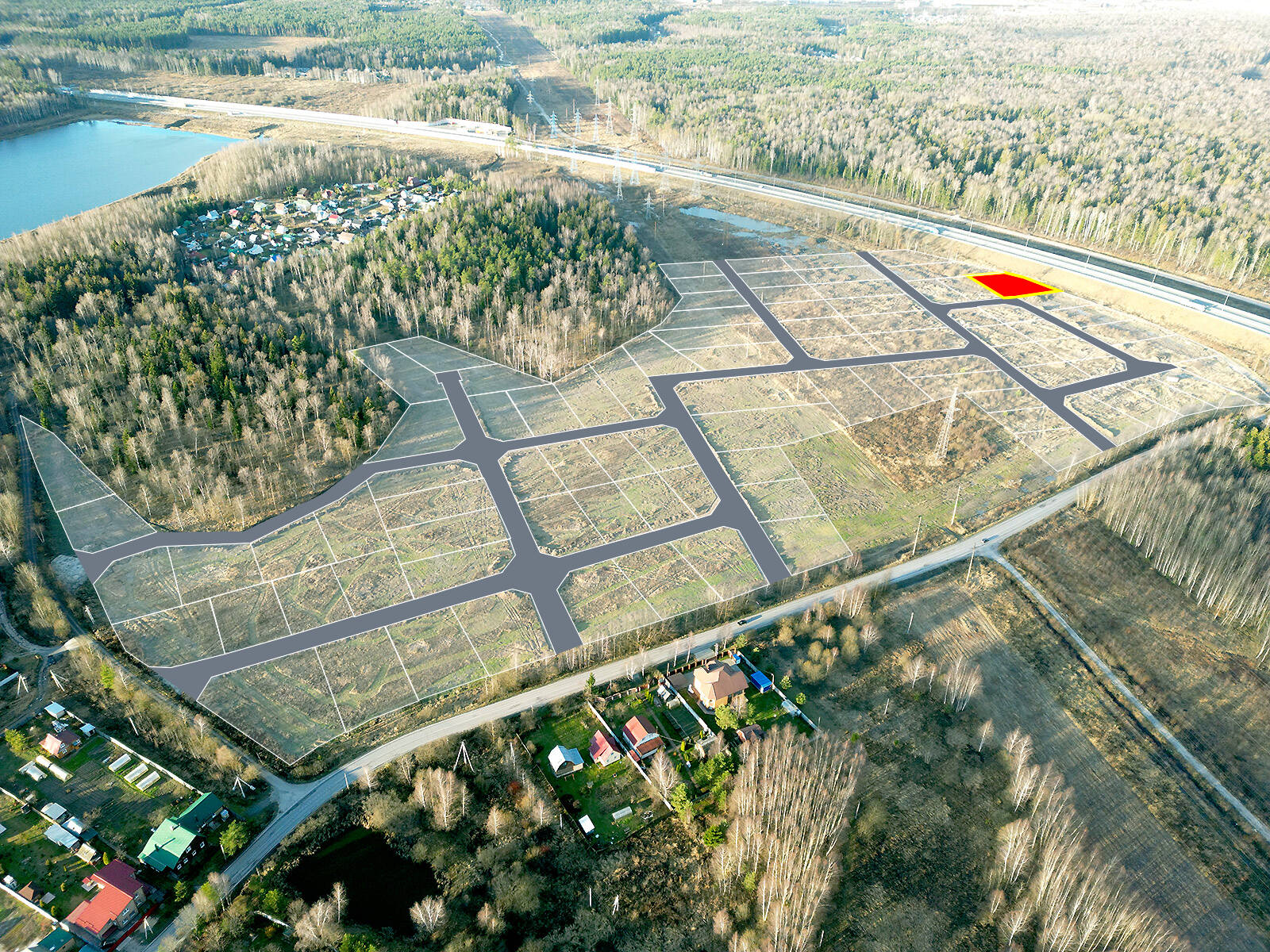 Криулино Парк уч.№59 - Земельный участок #48