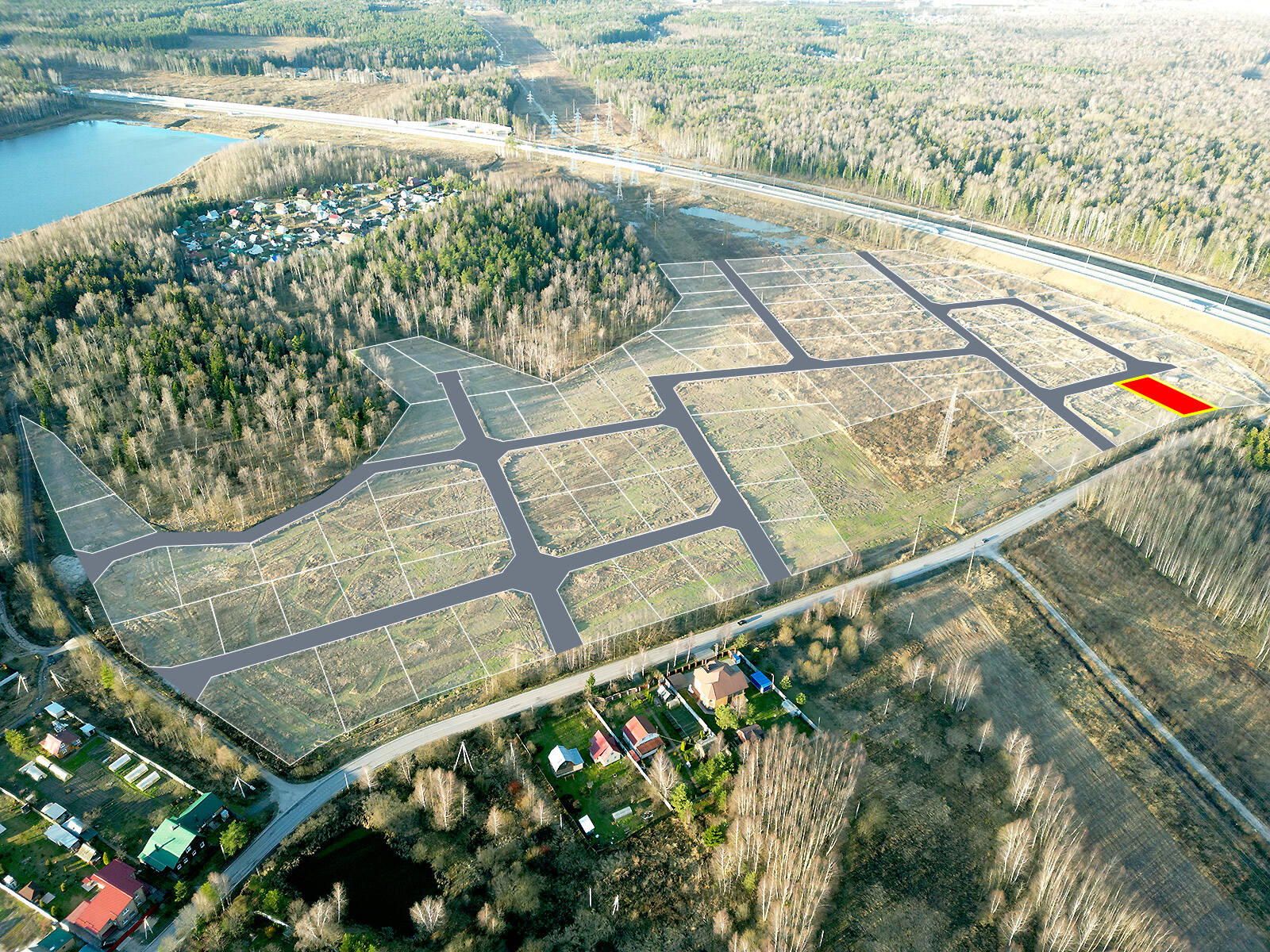 Криулино Парк уч.№66 - Земельный участок #55