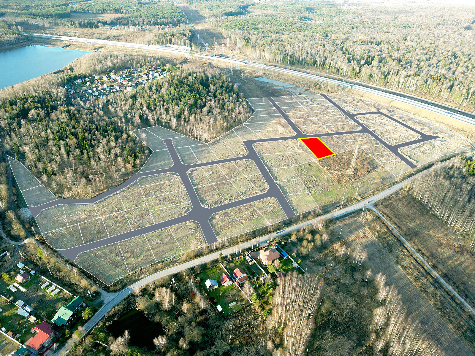 Криулино Парк уч.№82 - Земельный участок #60