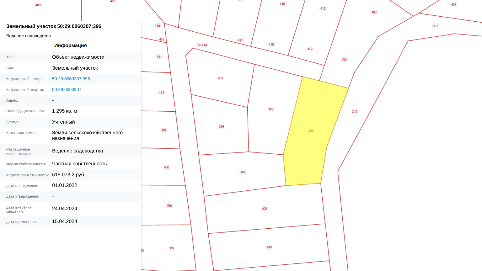 Фарватер уч.№26 - Земельный участок кадастровый номер 50:29:0060307:396