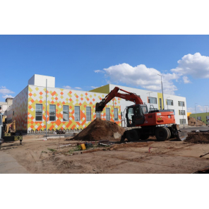 Земля в квадрате - Строительство школы в Новом Филимоново перешло в финальную стадию